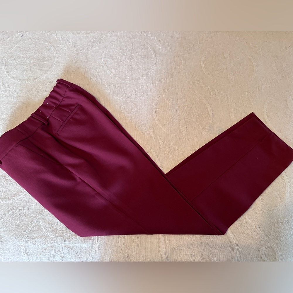 Talbots Burgundy Ankle Pants
